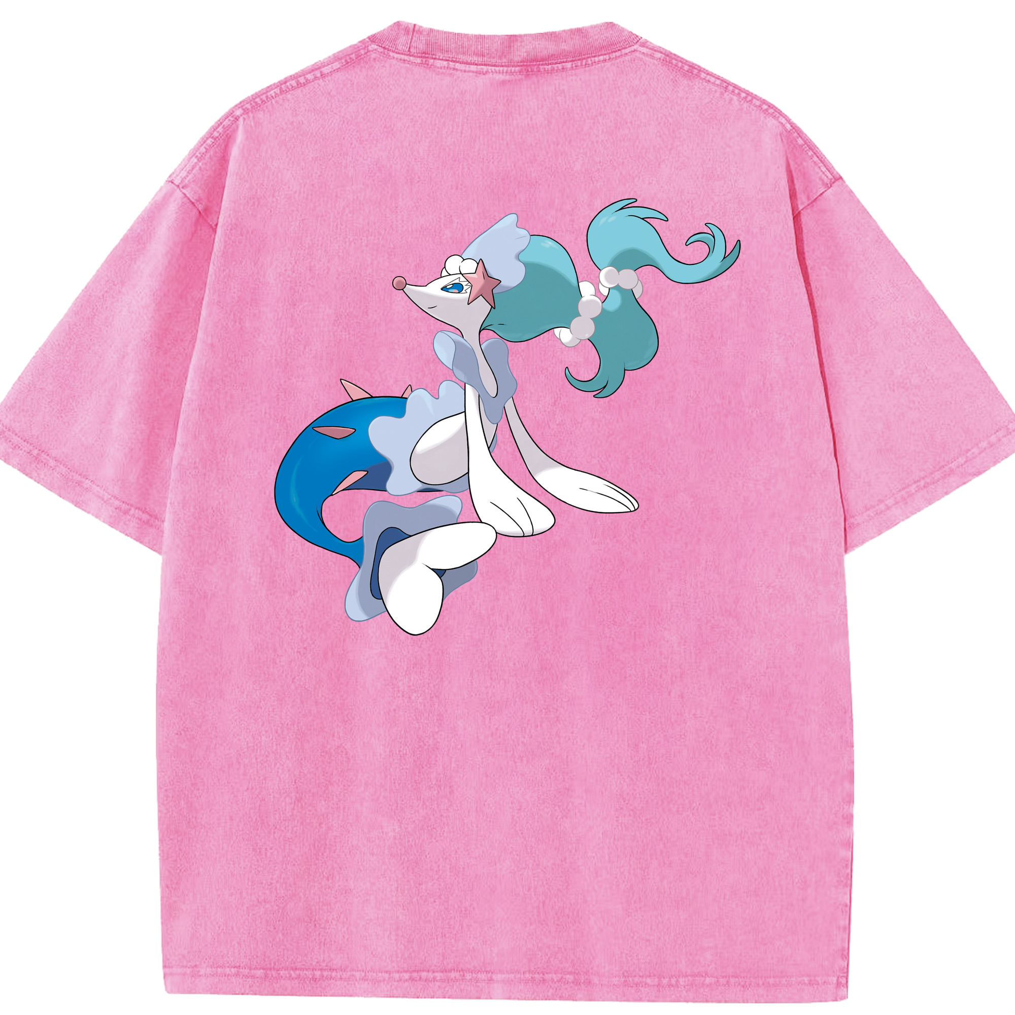 （画像用） ポケットモンスター Pokémon 綿100% ヴィンテージ風 半袖Tシャツ（背面プリント）